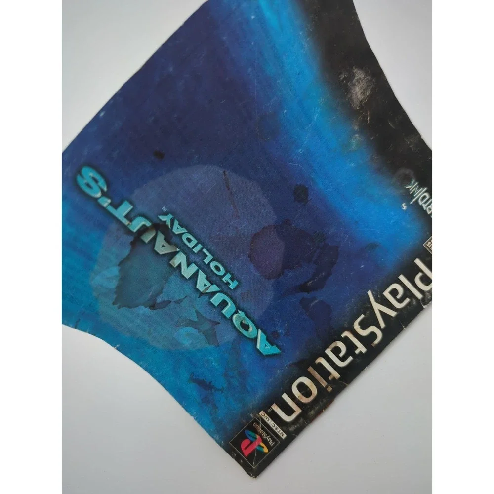Aquanaut's Holiday Sony Playstation Paper Manual No Disk/Case Manual Only READ‎